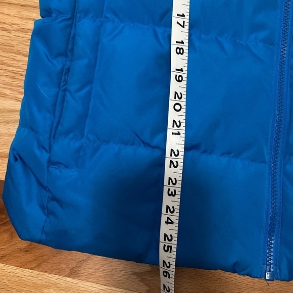 Lands End Down Puffer Vest Women’s L Quilted Teal Full Zip Insulated Fall Winter - Picture 8 of 10